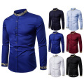 2019 Clothes Man Shirt  for Men  Embroidery Long Print Traditional  Clothing